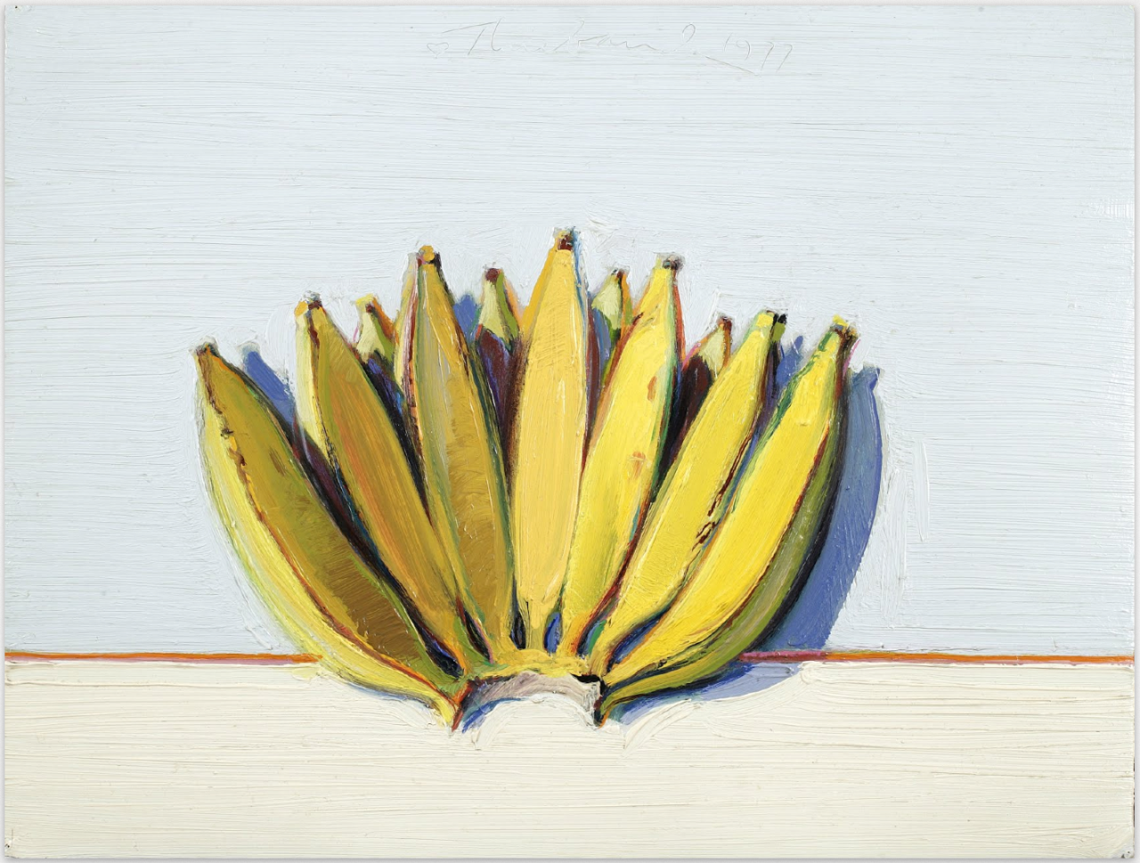 Вейн Тібо. Банани, 1963