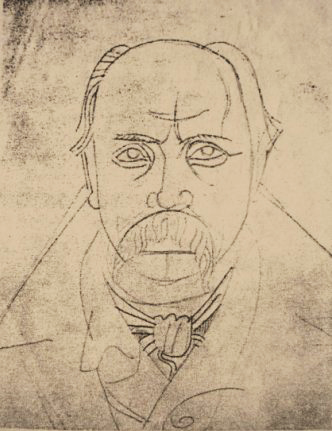 Михайло Бойчук, Портрет Тараса Шевченка, 1915