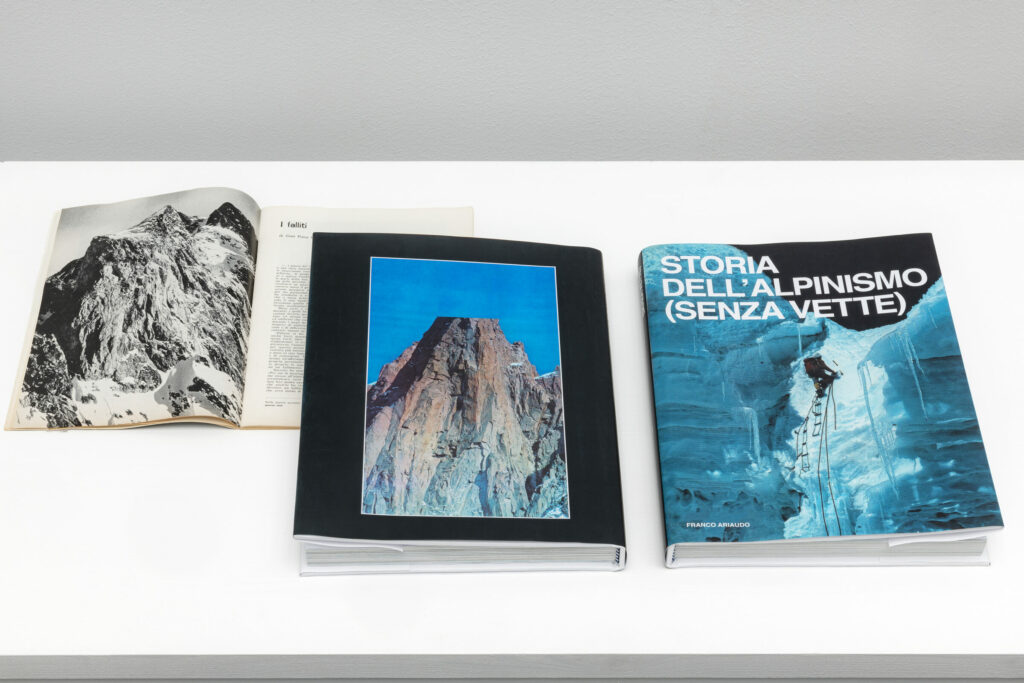 Franco Ariaudo, Storia dell_alpinismo (senza vette), artist book, 2021