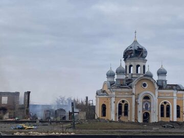 На Житомирщині російські окупанти розбомбили ще одину церкву