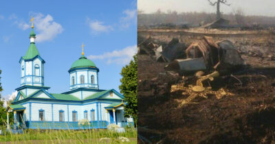 На Київщині окупанти рф зруйнували храм Вознесіння Господнього 