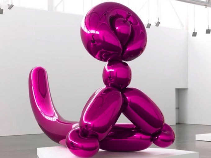 Джефф Кунс,  Balloon Monkey (Magenta)