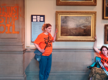 Екоактивісти провели акцію протесту в британських музеях 