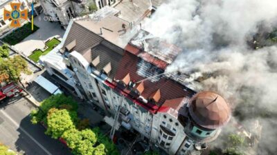 В Одесі сталась пожежа в Прибутковому будиноку Шестопала-Чернігова-Паппе
